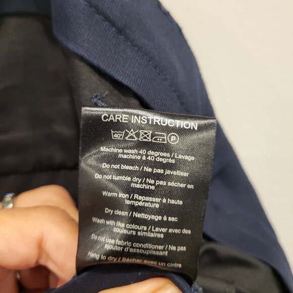 Bruun and Stengade Cotton Spandex Navy Chino Men's Pants Size 36 - Picture 12 of 14